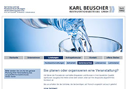 Karl Beuscher Restaurationsbetriebe GmbH - Internetpräsenz