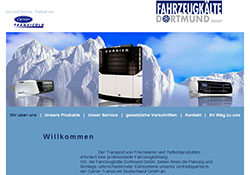 Fahrzeugkälte Dortmund GmbH - Internetpräsenz