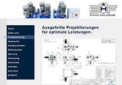 Beckmann-Fleige Hydraulik GmbH & Co. KG - Internetpräsenz